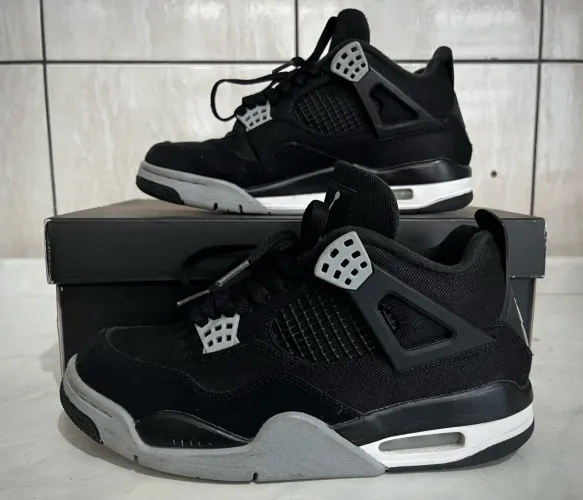 Air Jordan 4 Black Canvas original 39br