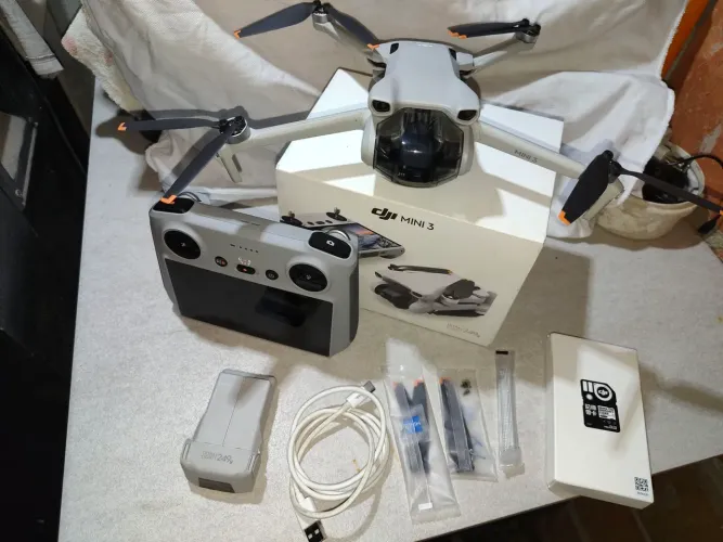 Dji Mine 3 controle com tela bateria de 35 minutos de vôo 