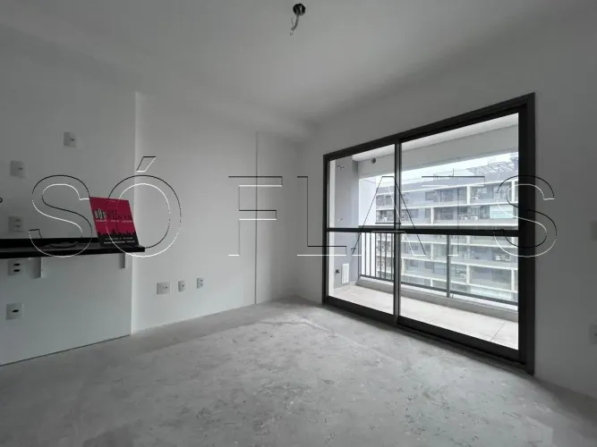 Studio novo no Brooklin com lazer de clube | Ao lado da Berrini e Marginal Pinheiros