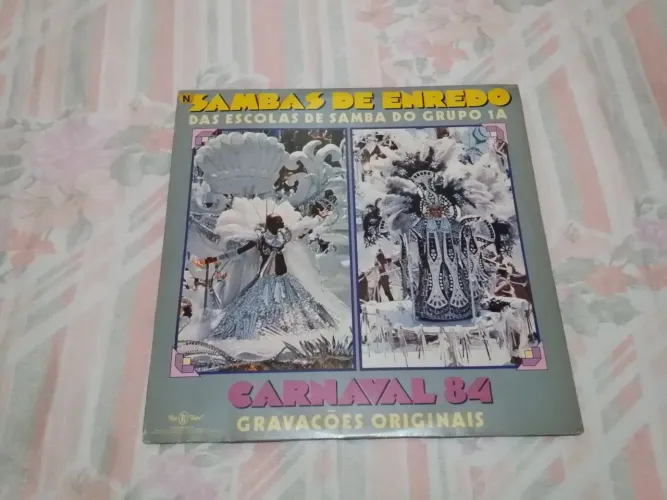 Lp Sambas De Enredo - Carnaval 84 Grupo Gravações Originais Vinil