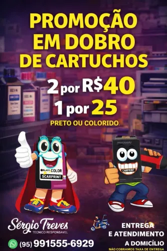 Sexta-feira promoção em dobro em domicílio sem taxa de deslocamento 