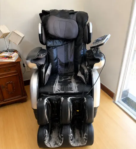 Cadeira de Massagem Polishop Relax Médic Completa | Shiatsu | Reclinável | Funcionando