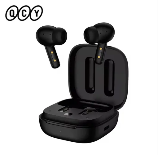 Fone Bluetooth QCY T13 ANC PRETO (com cancelamento de ruído) - (Lacrado)