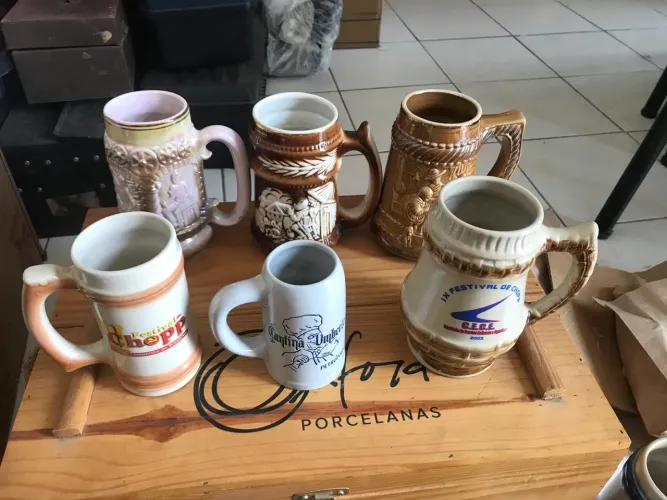 Xícaras para decoração
