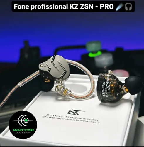 Fone KZ ZSN Pro Original Fone In Ear Hi-Fi