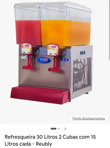 Refresqueira Dupla Helby Preço: R$ 1.900  estará lidando com especualista em equipamentos.