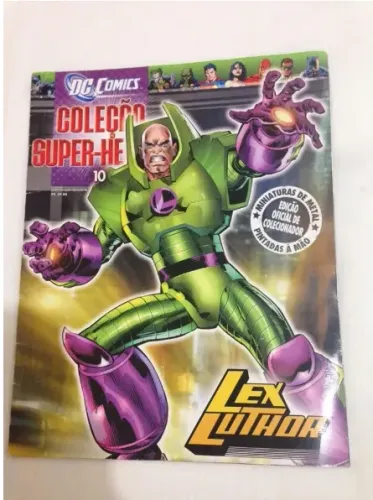 Lex Luthor revista coleção Eaglemoss Dc Comics LER TUDO