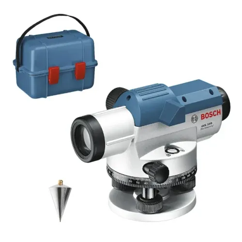 Nível óptico GOL 32 D c/maleta e Zoom de 32x ( Bosch )
