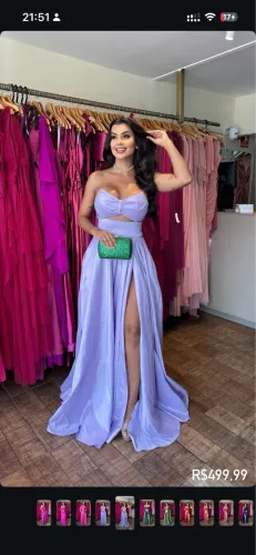 Vendo vestido festa usando uma vez