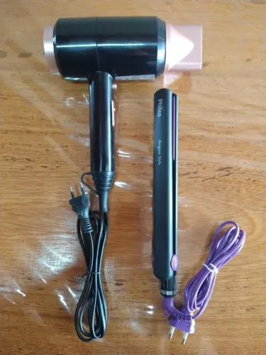 Secador de cabelo Mondial e Prancha de cabelo Philco 