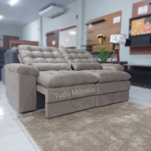 Sofa Retratil e reclinável 2.20M