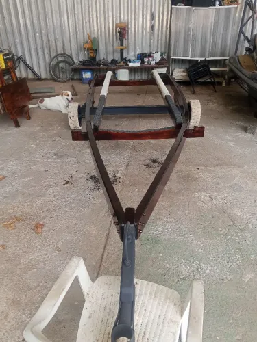 Carroça para barco.