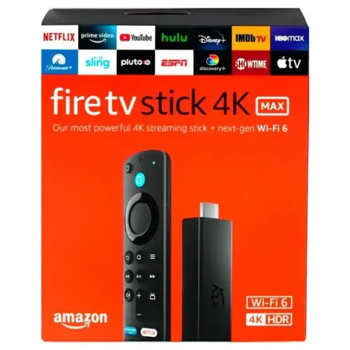 Amazon Firetv Stick 4k Stick Wi-fi-6 Com Alexa Por Voz Preto