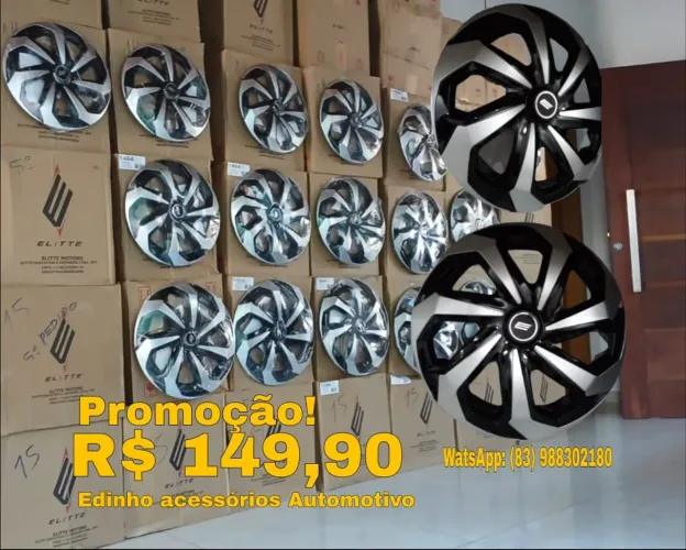 Promoção Calotas esportivas universal para todas as marcas