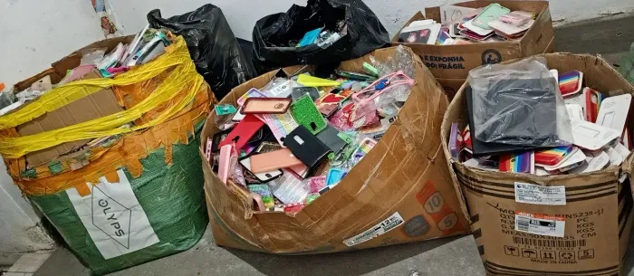 Lote com mais de 300 capinhas 
