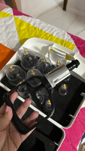 Kit Ventosa para massagem