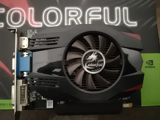 Placa de Vídeo Colorful GeForce GT 730 2GB DDR3