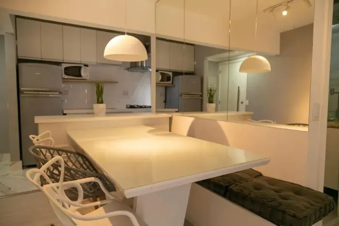 Apartamento com 3 dormitórios para alugar, 68 m² por R$ 4.038,00/mês - Ponte Grande - Guar