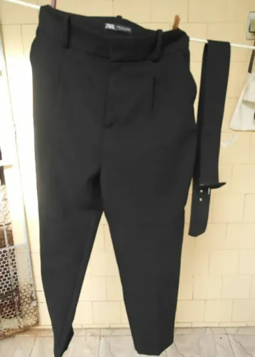 calça Zara alfaiataria preta m (veste 36/38)