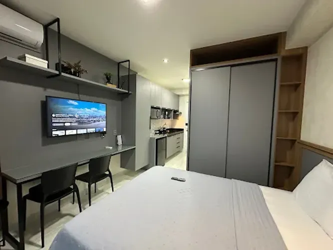 Flat novo mobiliado, decorado pronto para rentabilizar