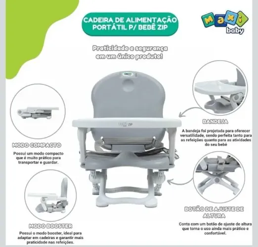 Cadeirinha de alimentação infantil