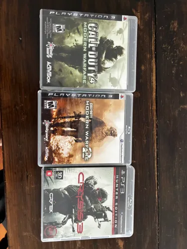 Call of Duty Cod Modern Warfare MW 1 e 2 + Crysis 3 Ps3