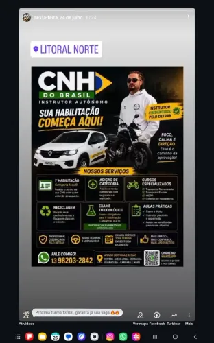 ? Aulas Práticas de Carro e Moto | Instrutor Credenciado pelo Detran | Bertioga e Região