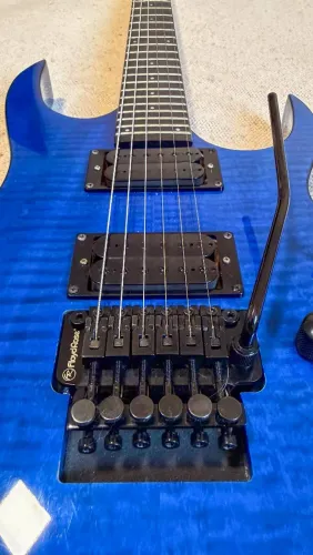 Guitarra 6 Cordas S by Solar SB4.6FR Azul floyd rose