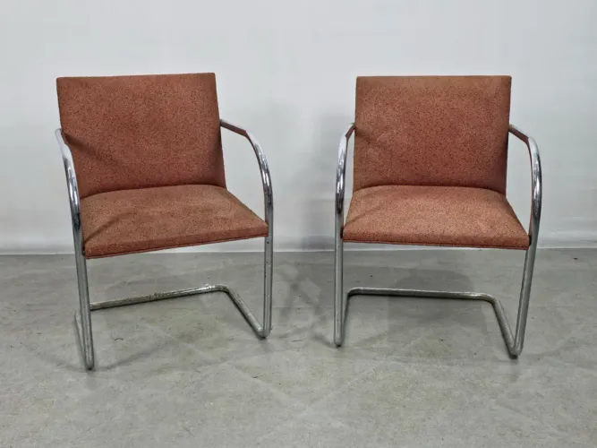 Conjunto de 4 cadeiras década de 70- ludwig mies van der roje