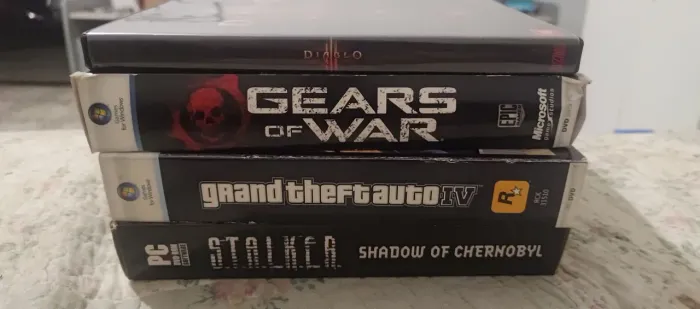 Lote jogos físicos para PC