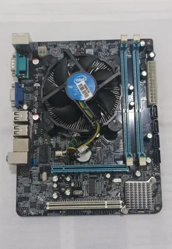 kit placa mãe e processador core I5 650