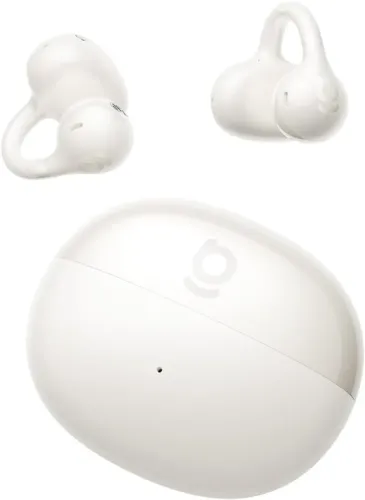 Fone Baseus Bass BC1 Clip Open-Ear Bluetooth 6.0 38h IP55 | Branco NOVO LACRADO