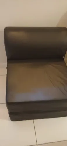 Poltrona Sofá-Cama Tok&Stok Preta