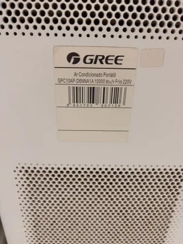 Ar-condicionado portátil Gree 10.000 BTUs 220V - seminovo