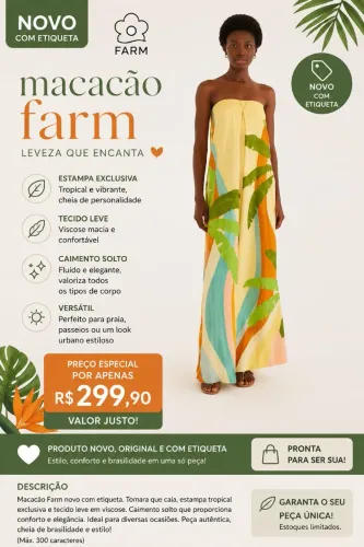 FARM NOVO - Etiqueta 559,00