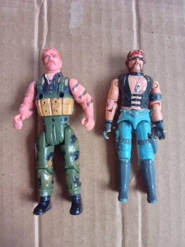 Bonecos Comando em Ação anos 80