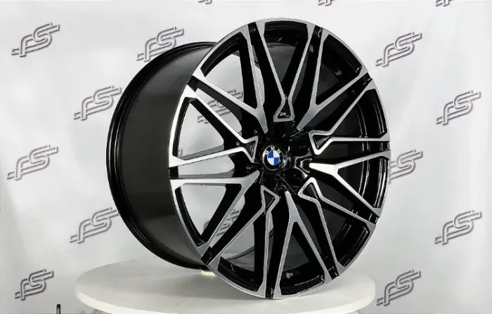 Jogo De Rodas Bmw X-6 M Preto Diamantado 5x112 - 21x10 e 21x11,5