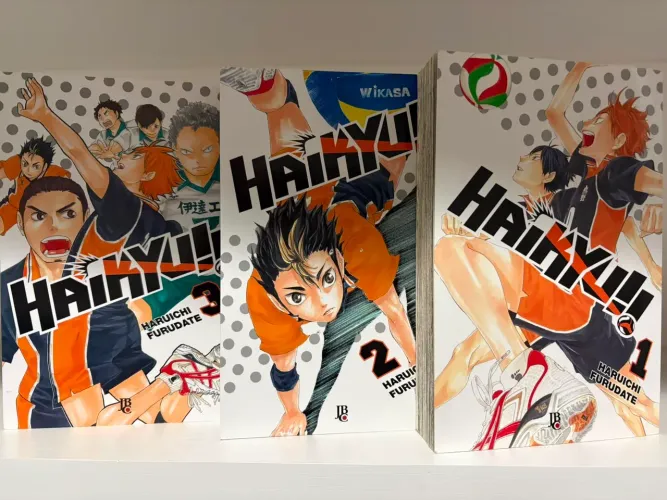 Haikyu! Volumes 1 ao 3 - Big Usado em Bom Estado