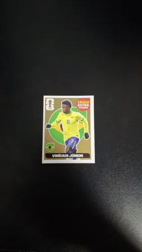 Figurinha EXTRA STICKER GOLD Viny Jr.