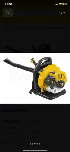 Soprador a gasolina 42cc novo