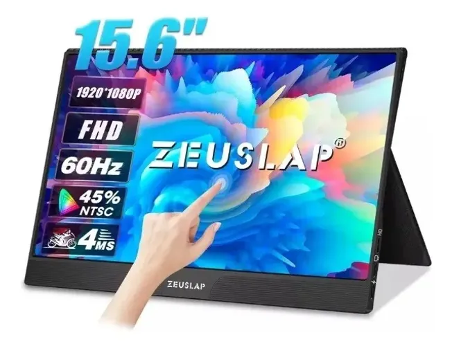 Monitor Gamer Zeuslap Z15st Touch Screen Led 15.6