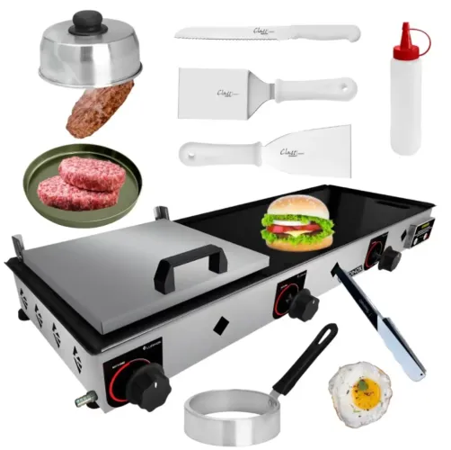 Chapa de lanche (90x30) com kit acessórios