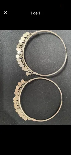 Argola de prata 925 