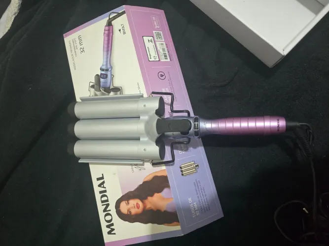 Mondial linha by Juliette modelador triondas 32 mm bivolt 