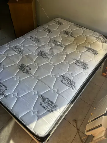 Cama box ortobom (box+ colhao)