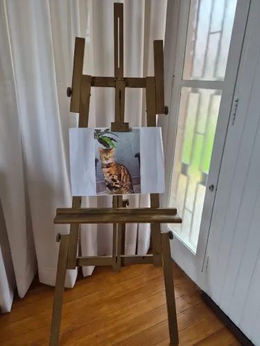 Cavalete para pintura