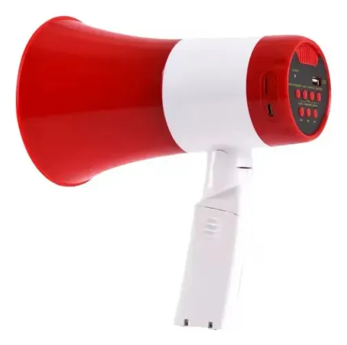 Megafone Tomate Recarregável Com Gravador e Cirene
