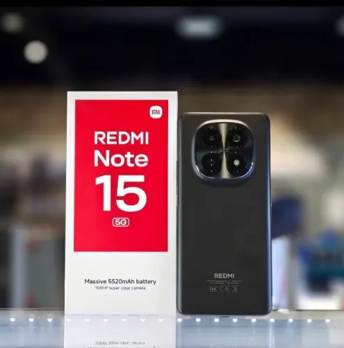 Xiaomi Note 15 5G 256GB 8GB RAM Mais potência e bateria eficiente para o dia a dia 