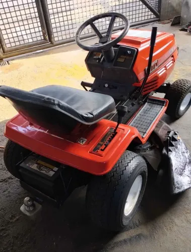 trator cortador de grama 2 lâminas partida elétrica perfeito presidente prudente