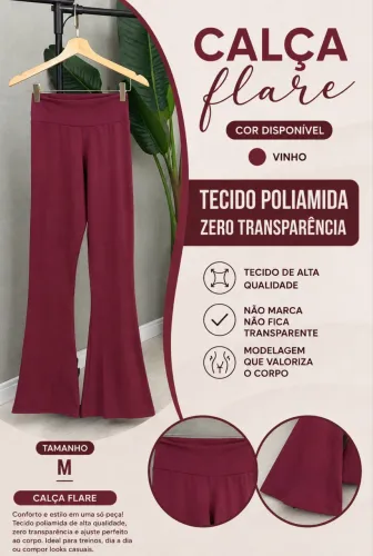 Calça Flare